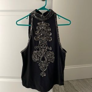 Halter style dressy top